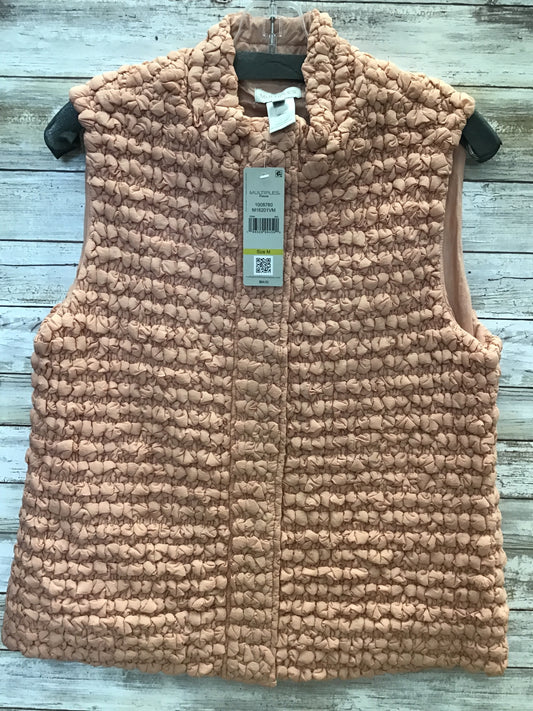 Snap & Zip Thru Collar Quilted Vest