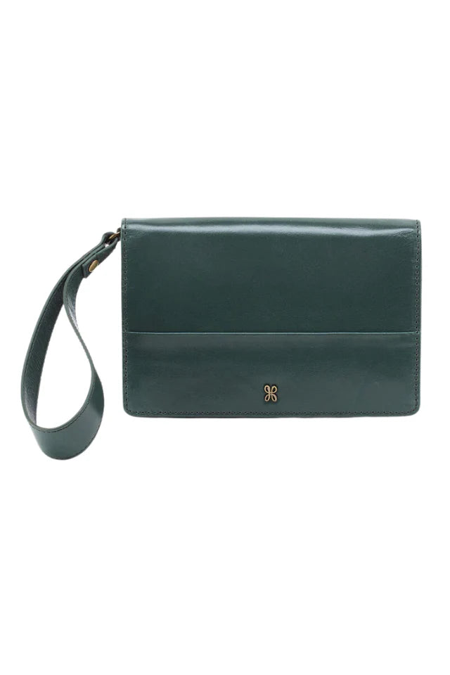 Jill Wristlet Sage Leaf