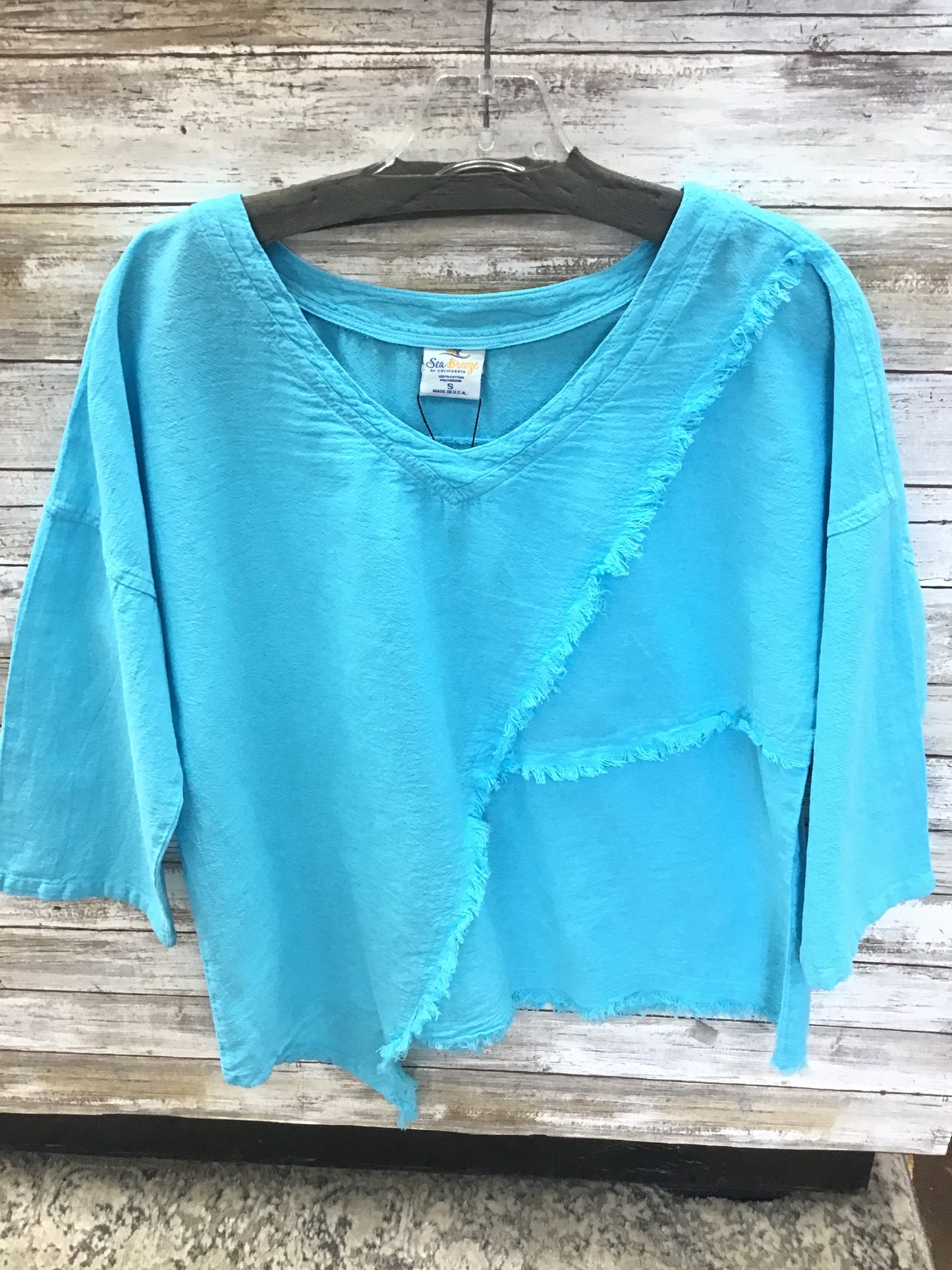 Wave 3/4 Sleeve Top