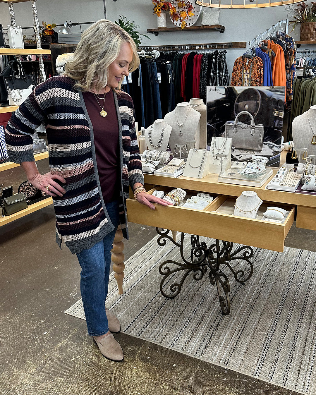 3/4 Sleeve Crochet Cardigan