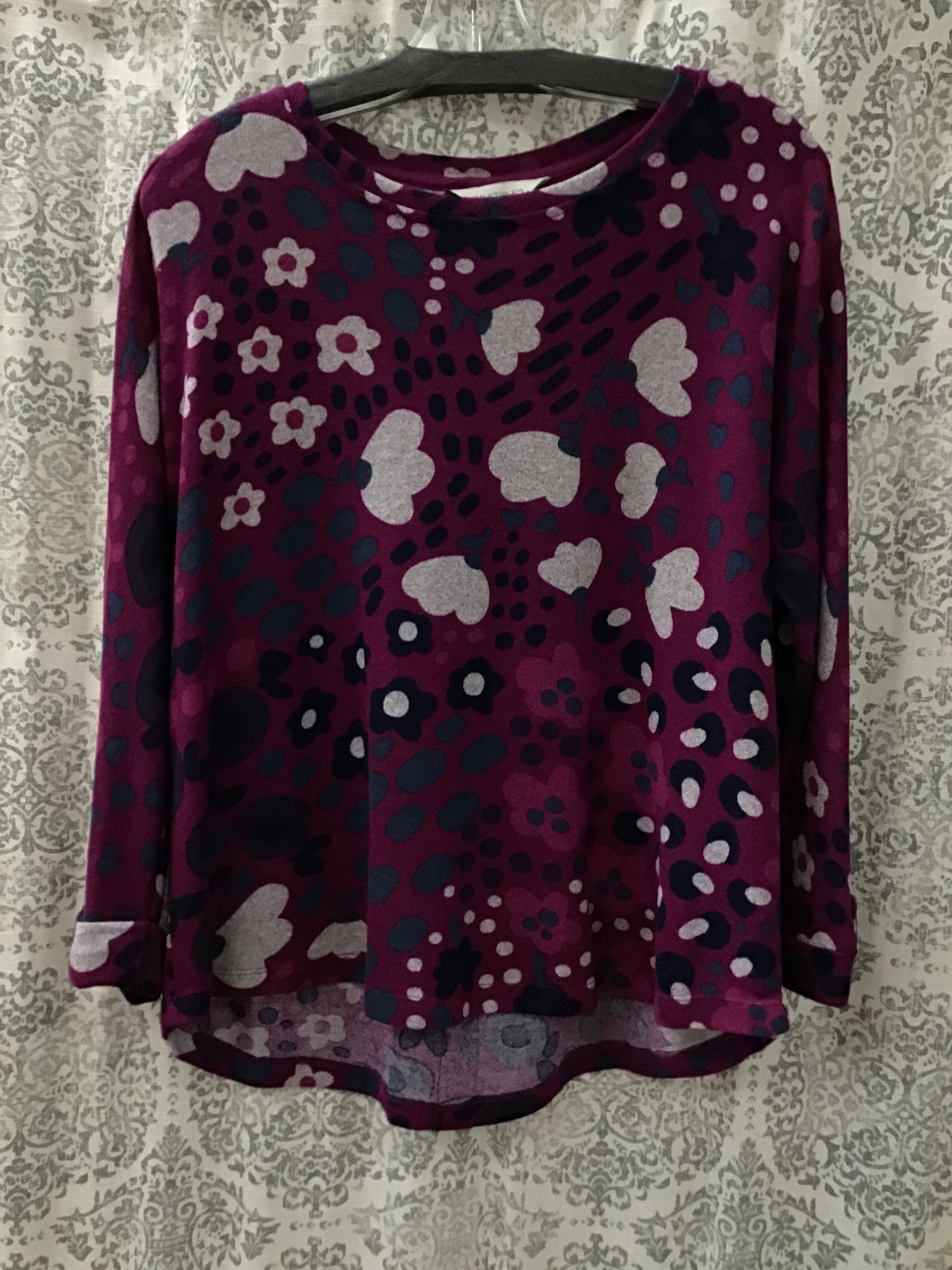 Knit Faux Buttoned Top