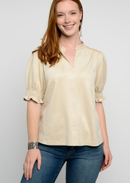 Suede Top