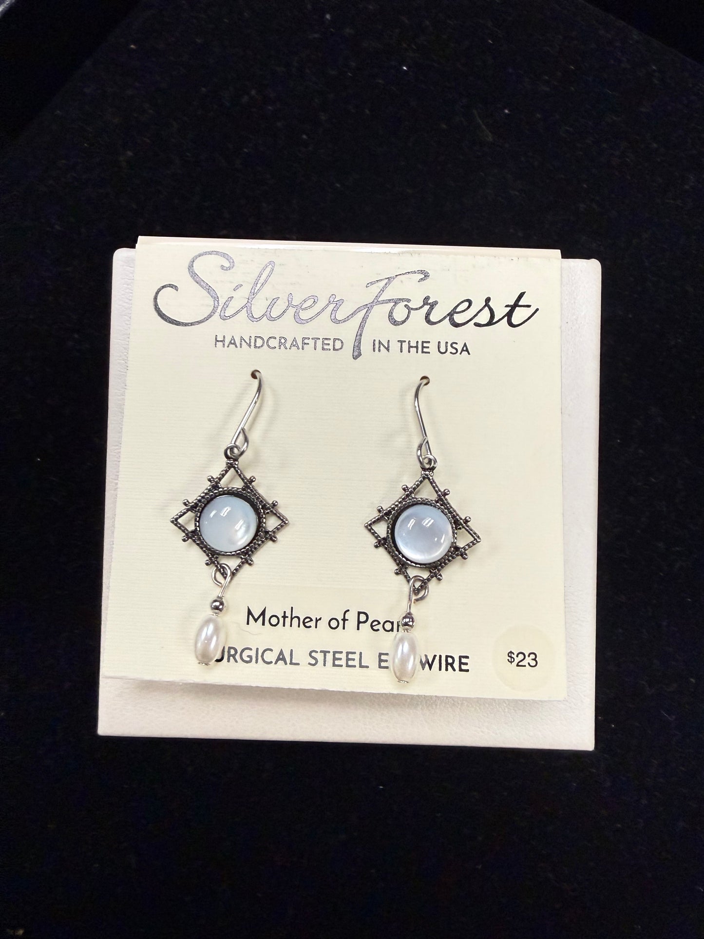 Silver Forest Earring
