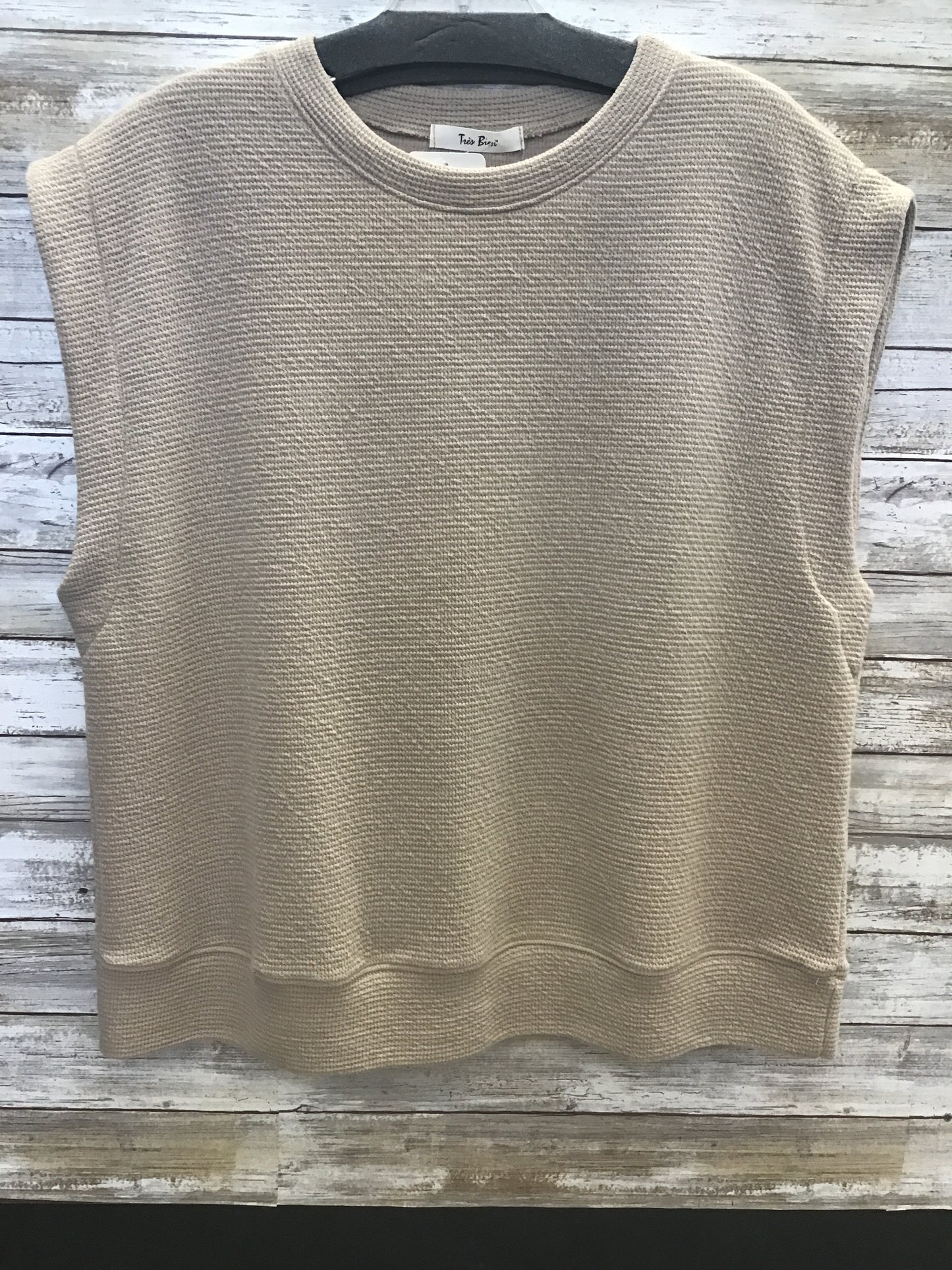 Cloudy Knit Round Neck Top