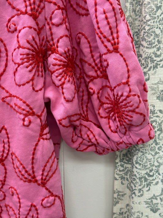 Floral Vines Knit Top