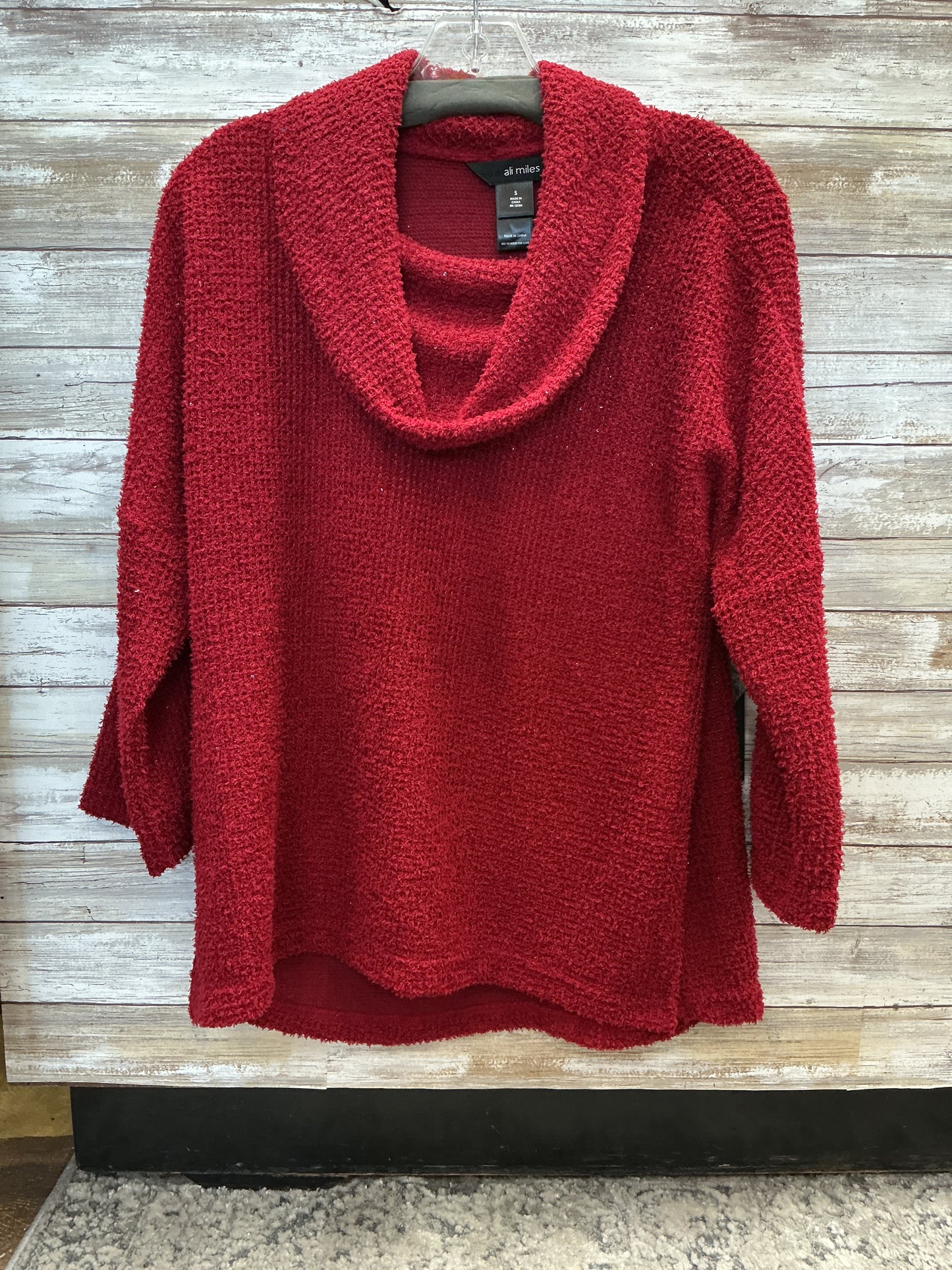 Pull-Over Sweater With Cowl Neck And Hoodie