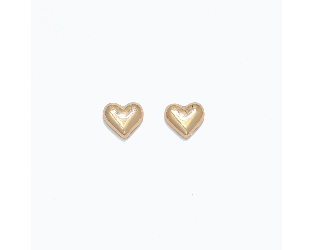 Polished Gold Heart