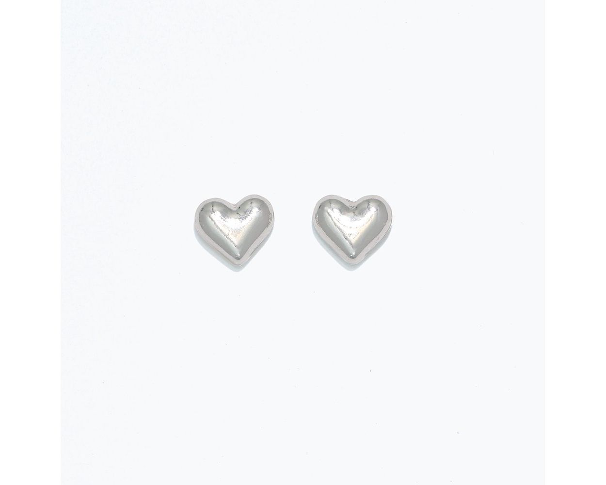 Polished Silver Heart