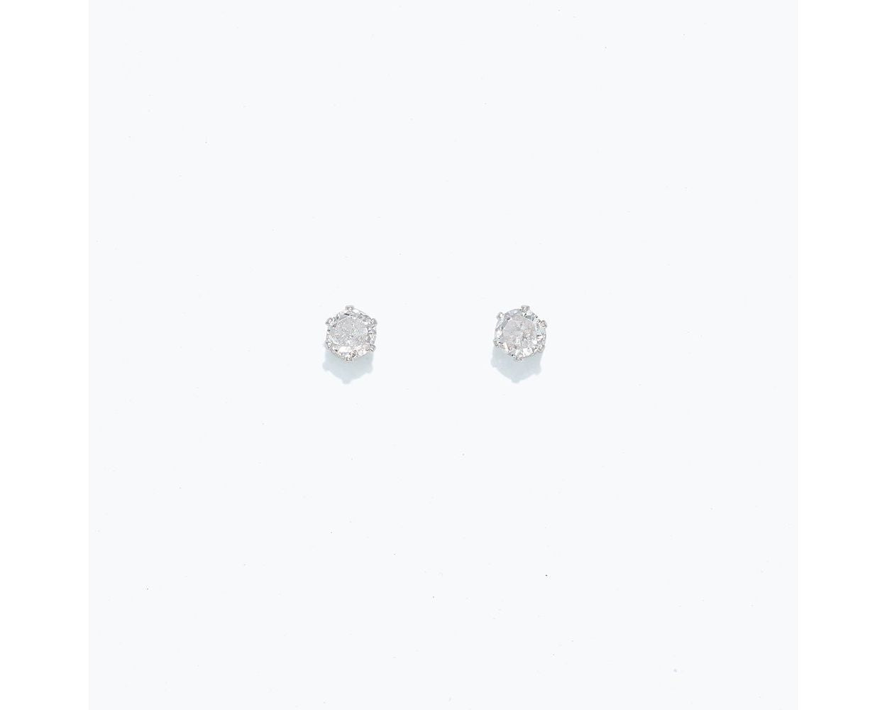 CZ Stud In Silver