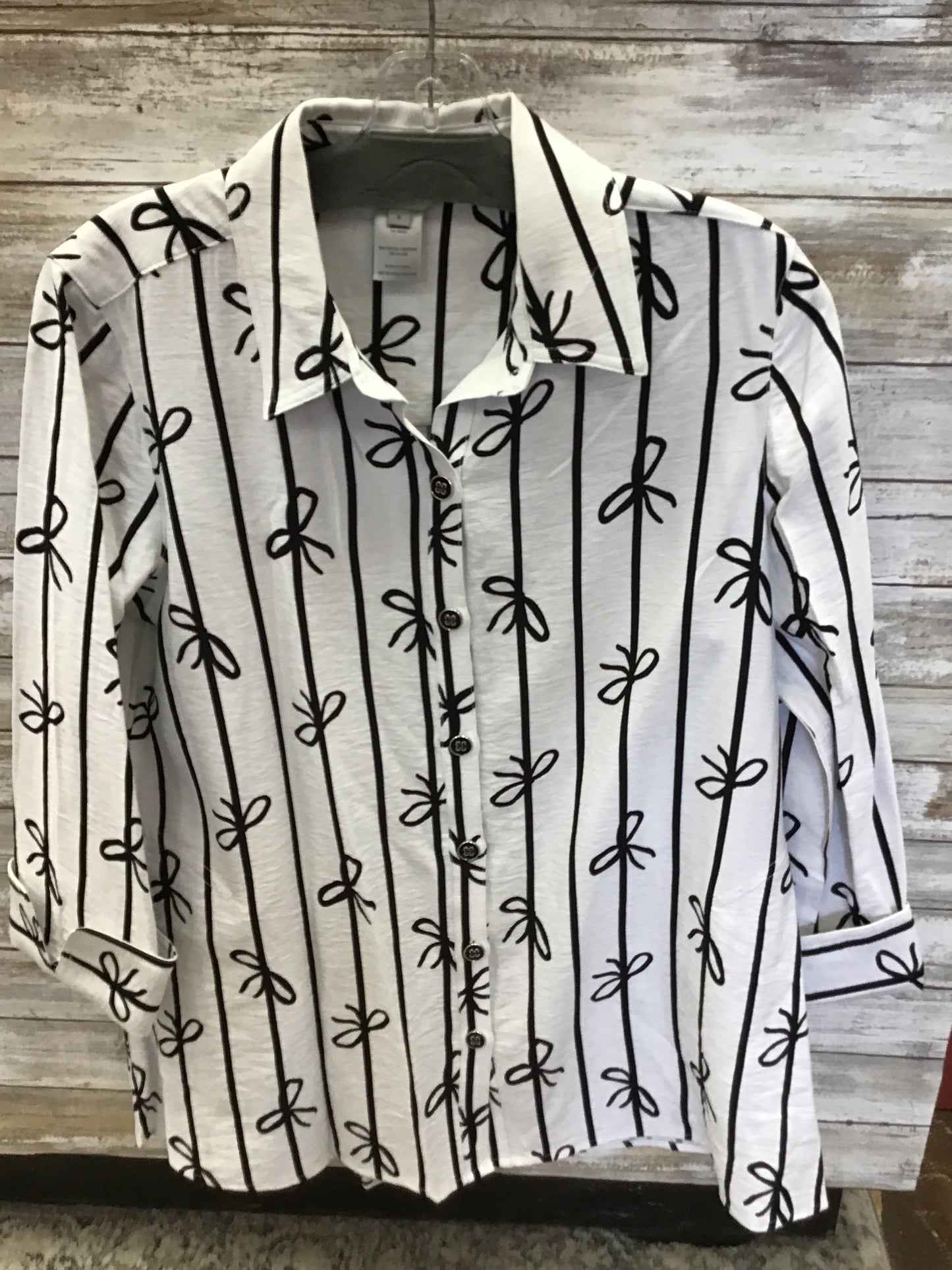 Turn-Up Cuff Button Front Shirt