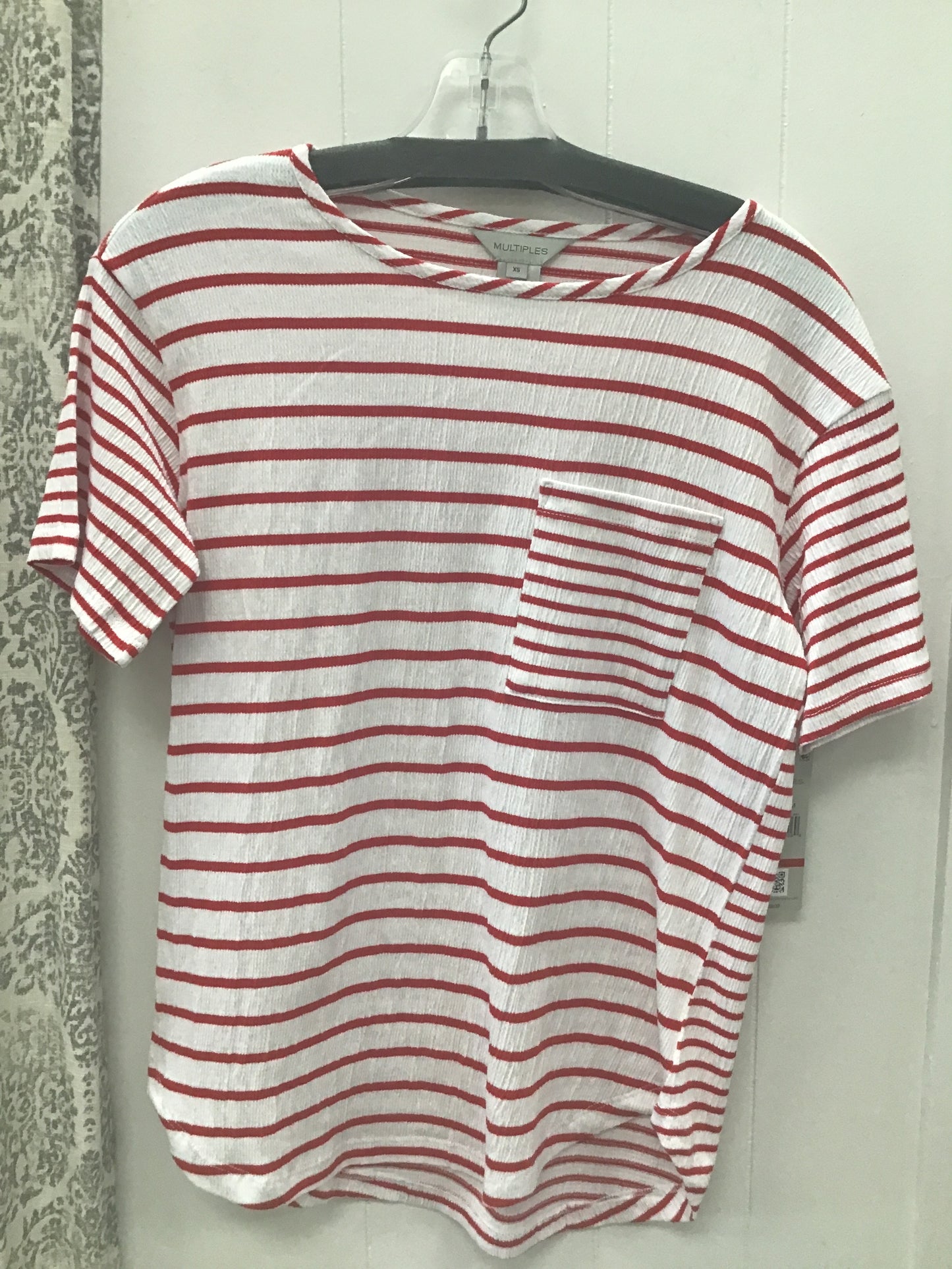 Short Sleeve Drop Scoop Neck Boxy Top
