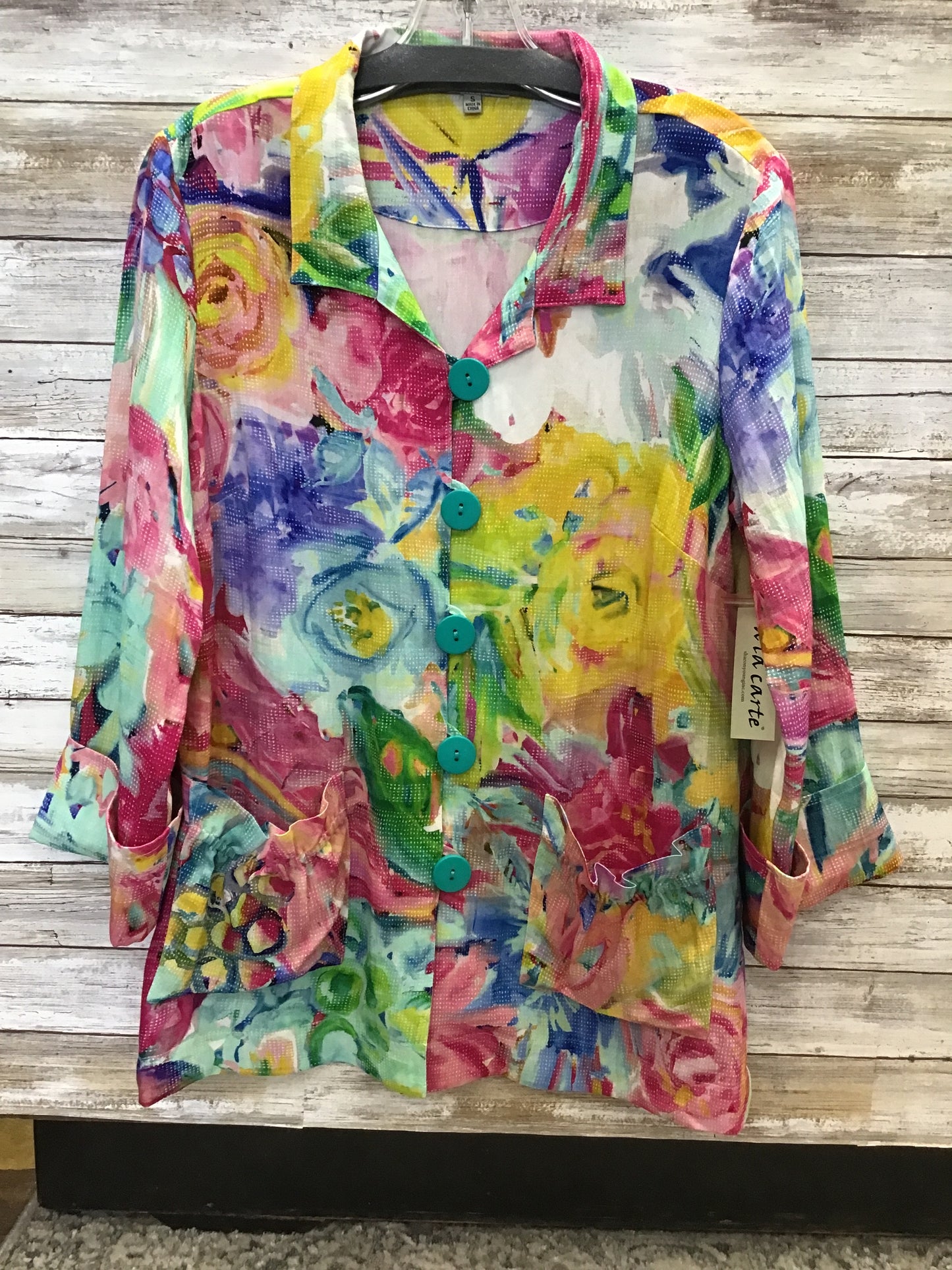 Jacket With Loops And Buttons