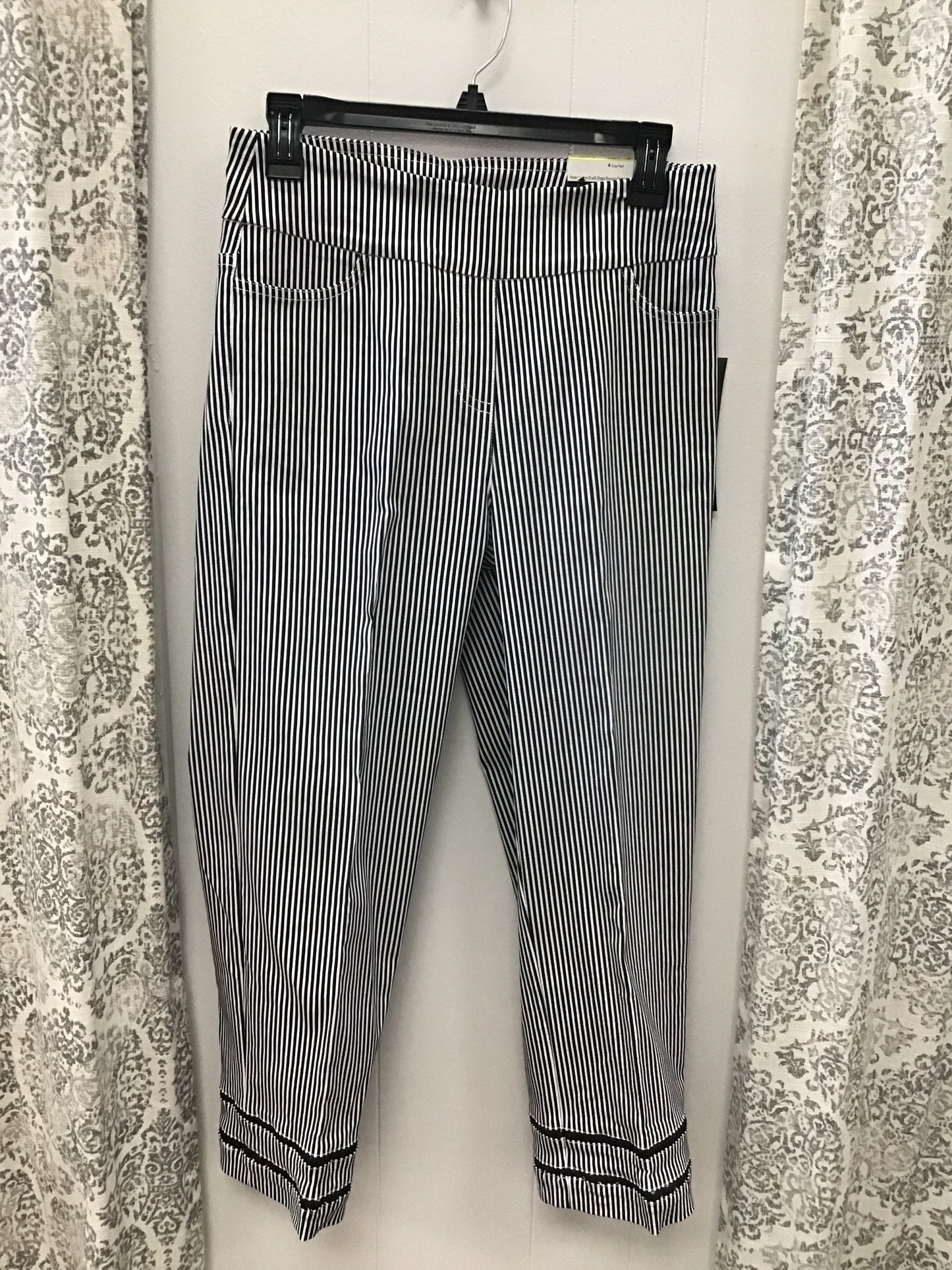 Pull On Wide Band Crop Pant