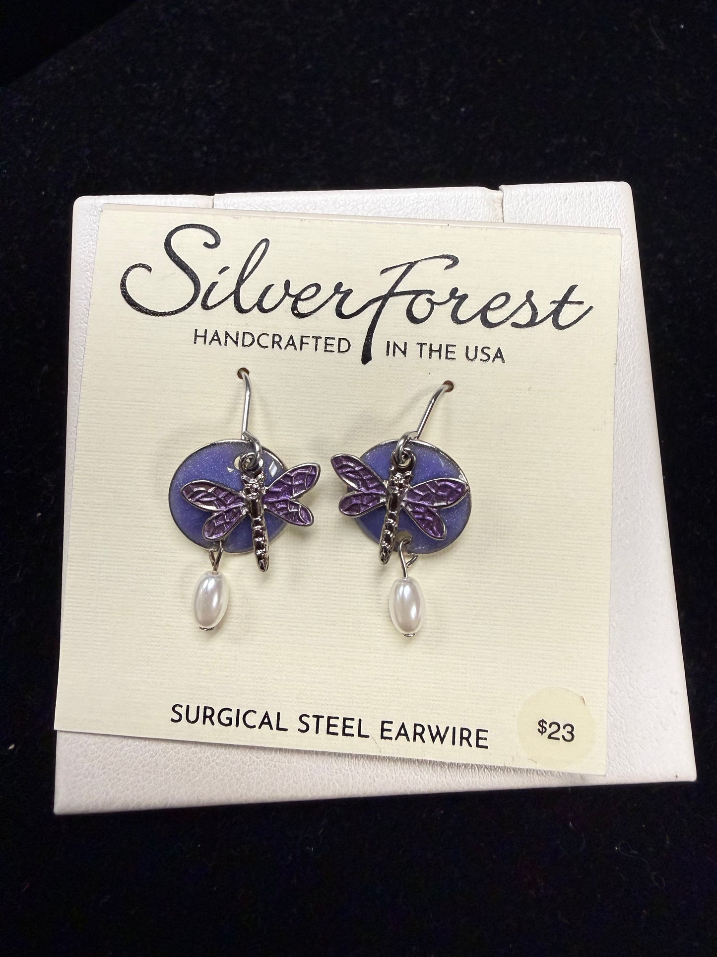 Silver Forest Earring