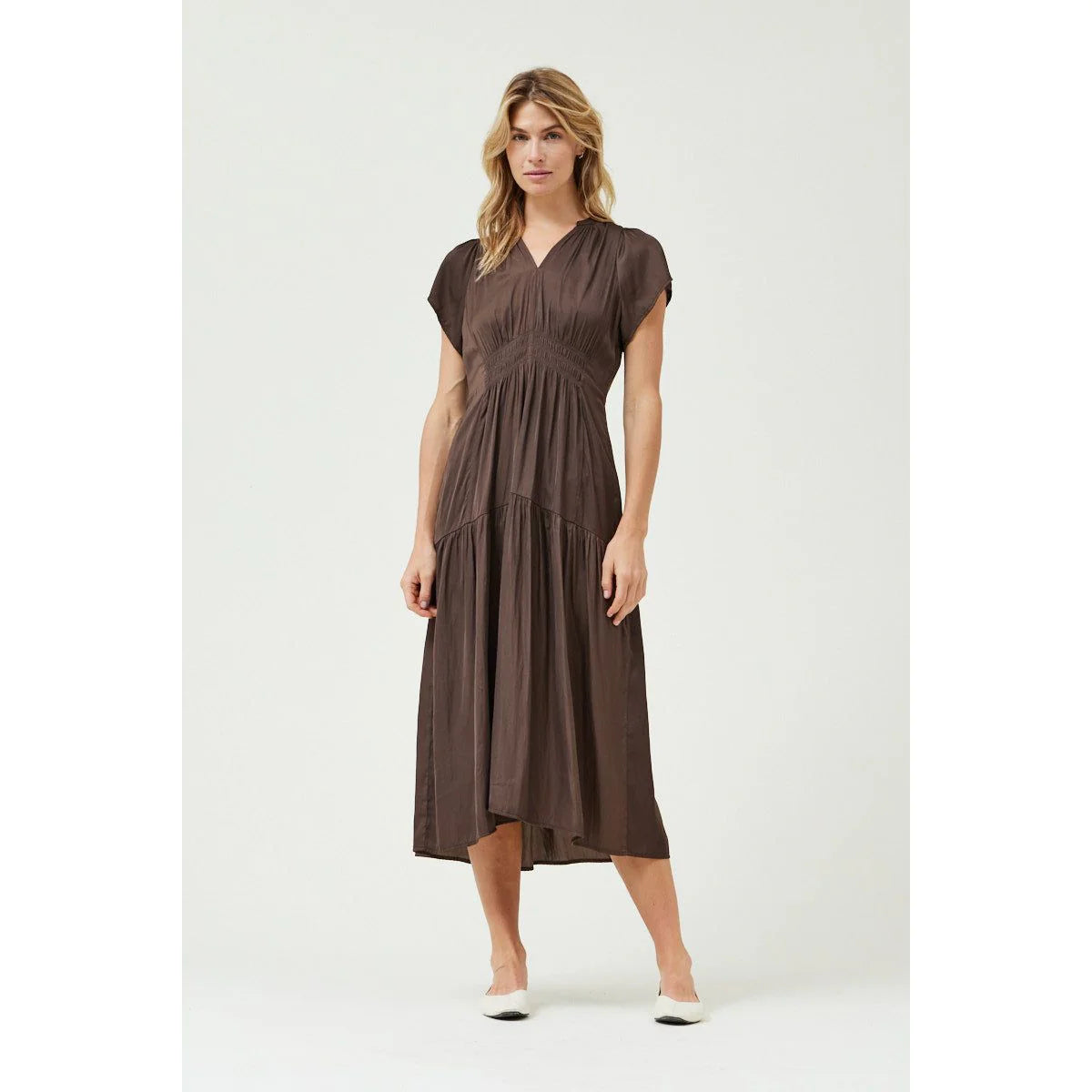Satin Midi Dress