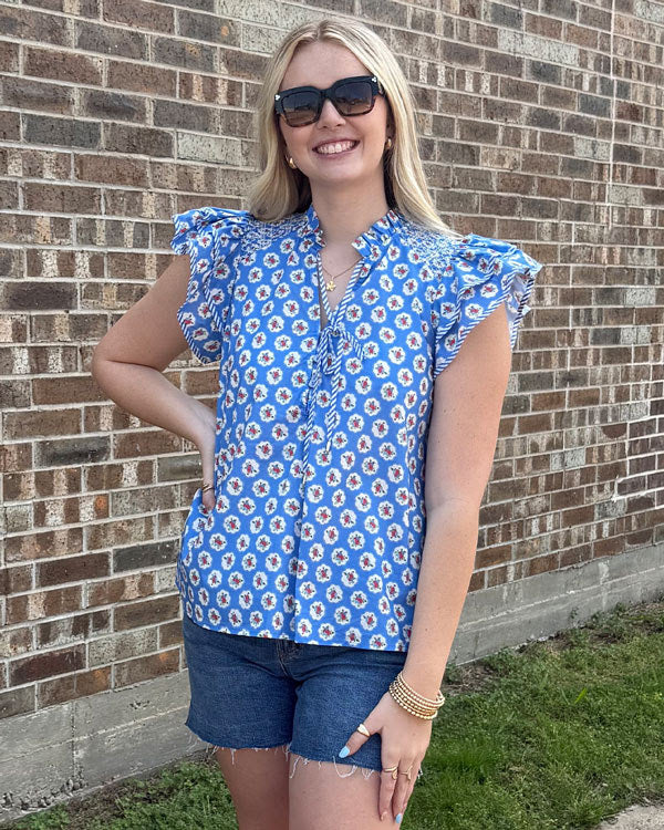 Floral Medallion Top