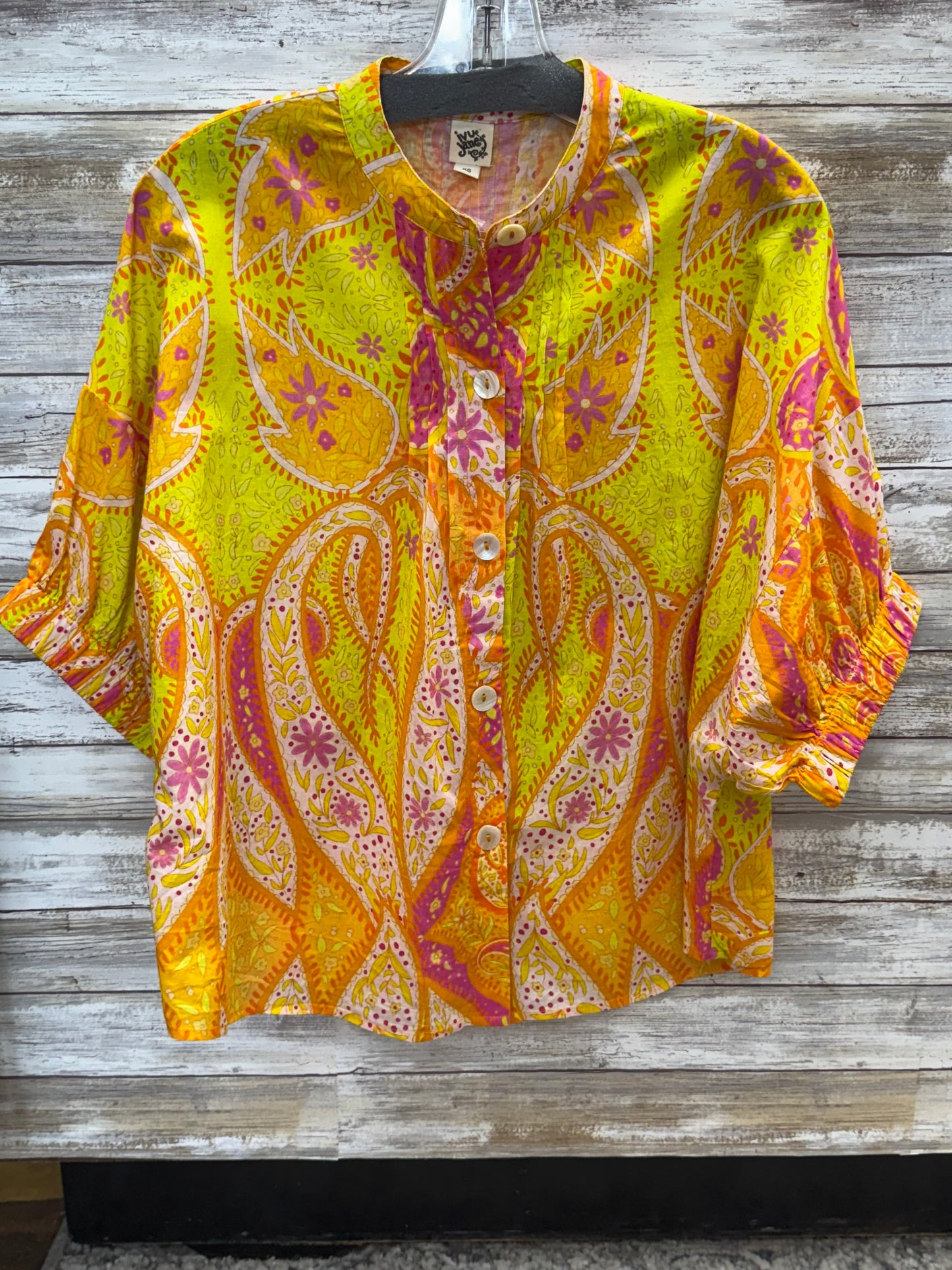 Popping Paisley Top