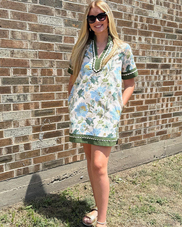 Romantic Floral Mini Dress