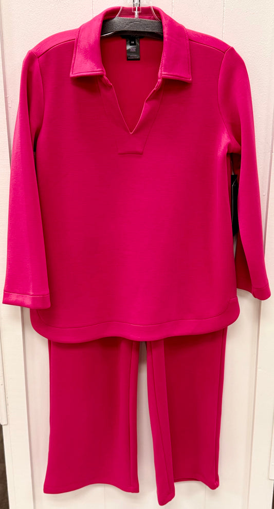 Johnny Collar 3/4 Sleeve Pant Set