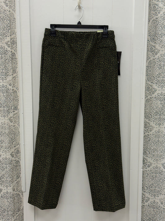 Elastic Waist Woven Ankle Pant
