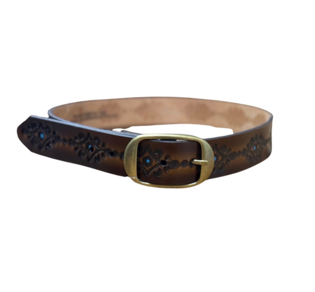 1 1/2" Dark Brown Nessa