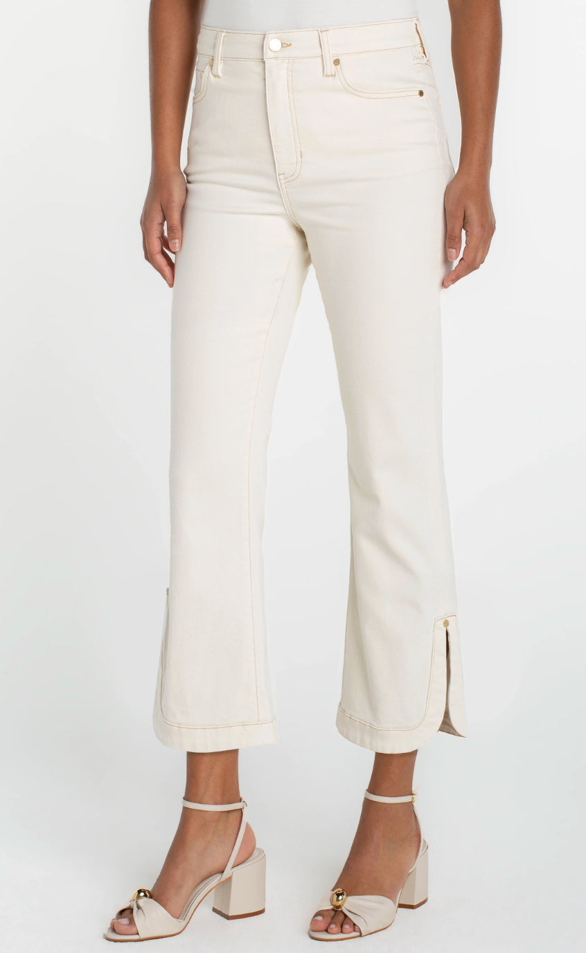Hannah Crop Flare With Tulip Hem