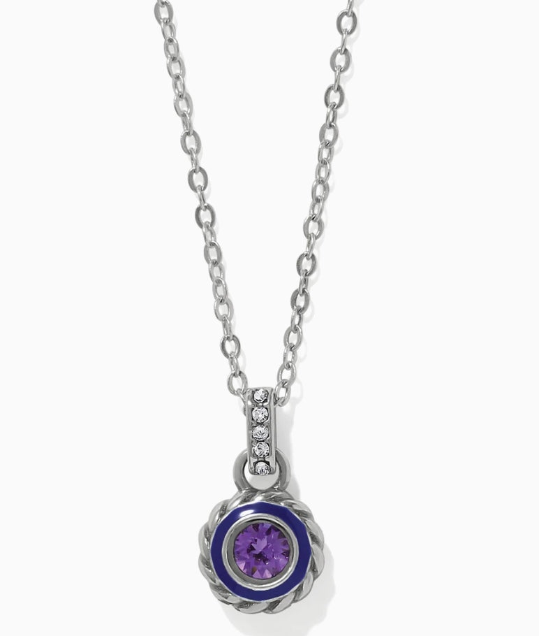 Halo Gemma Petite Round Necklace