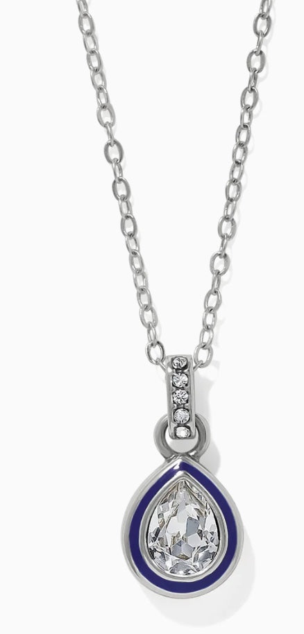 Halo Gemma Petite Teardrop Necklace