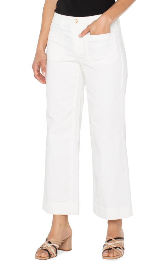 Corduroy Cropped Pants