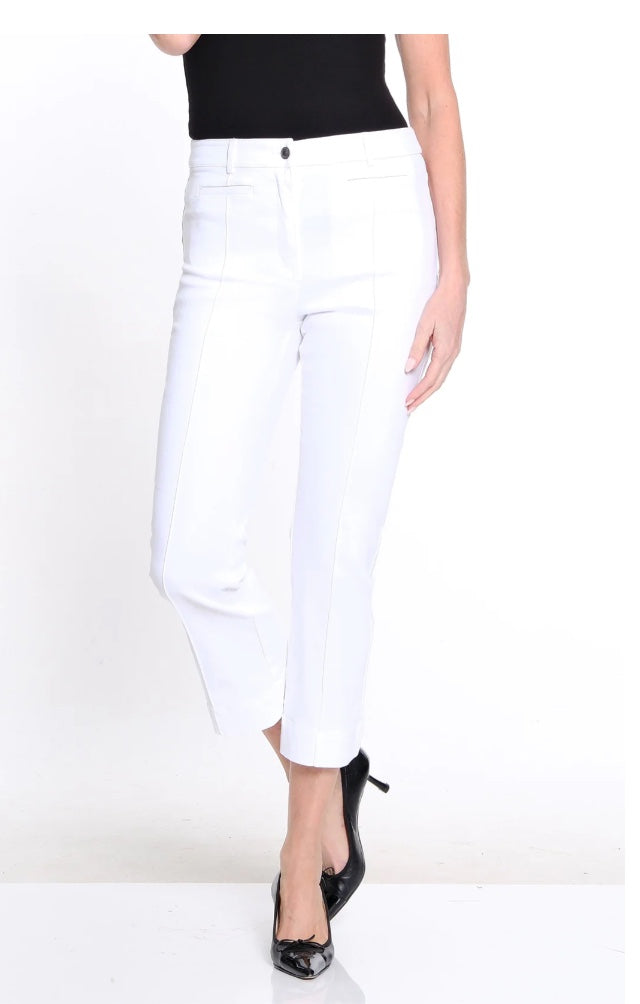 Zip Front Crop Jean