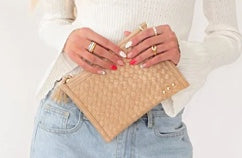 Veda Woven Crossbody & Clutch Bag