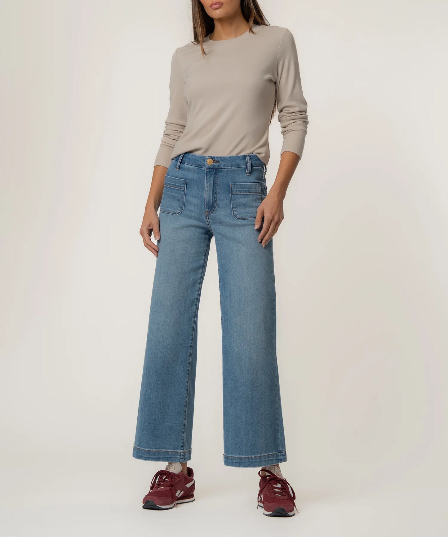 Meg High Rise Wide Leg Jean