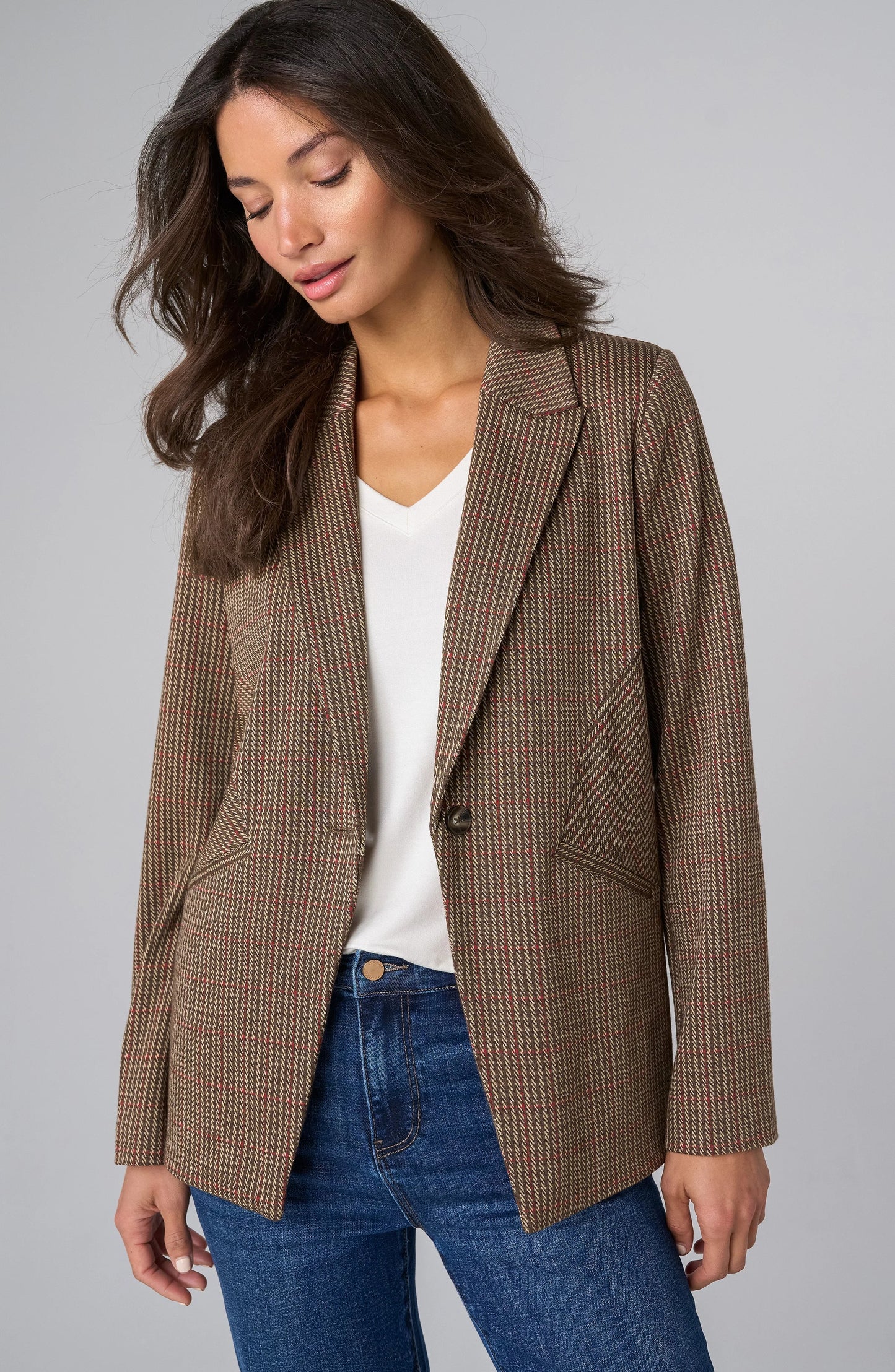 Fitted Cutaway Blazer