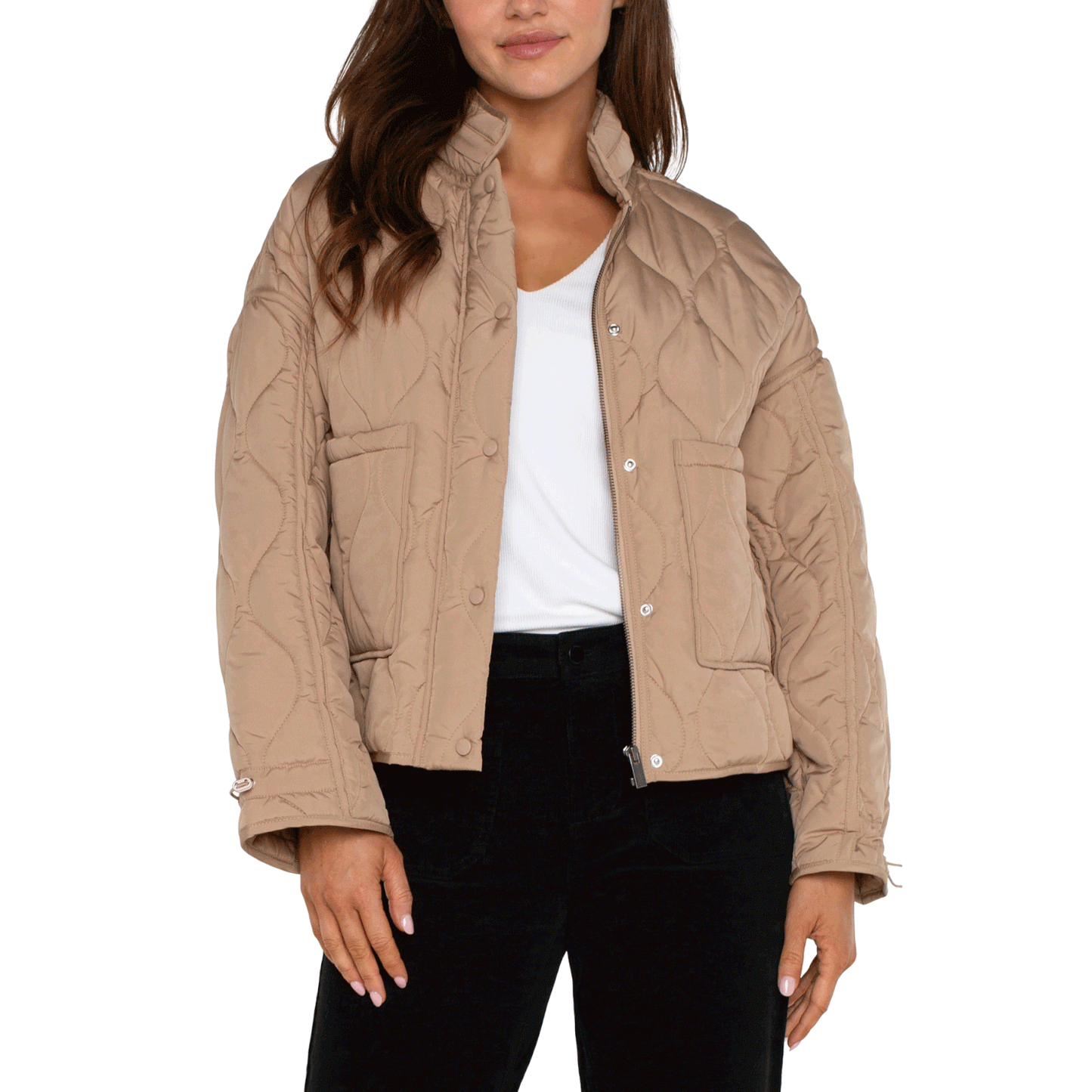 Quilted Jacket w/ Zip Out Hood