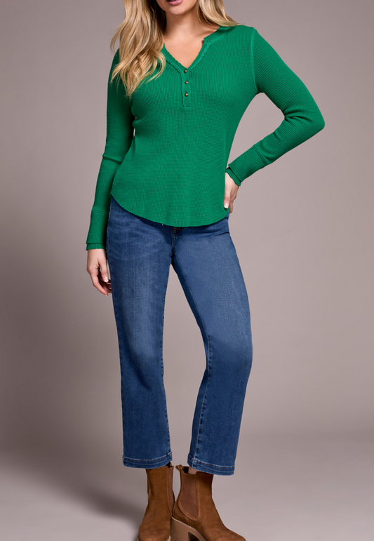 Henley Top w/ Buttons