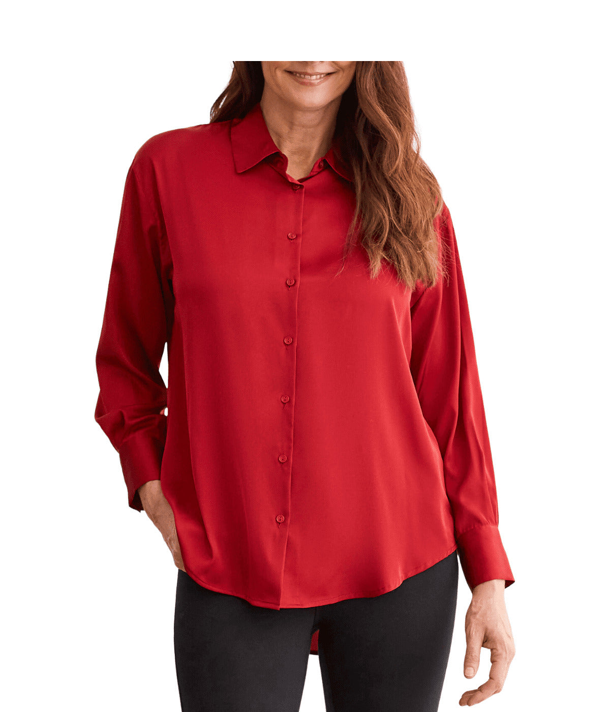 Flowy Satin Shirt