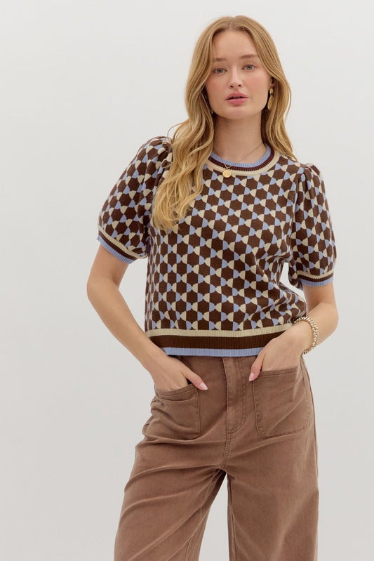 Cozy and Chic Knitted Blouse