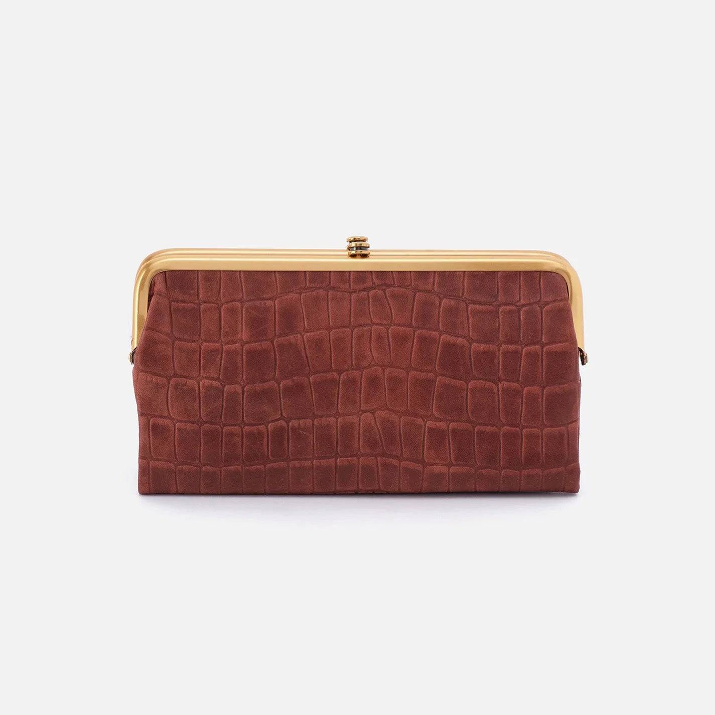 Lauren Wallet in Brandy