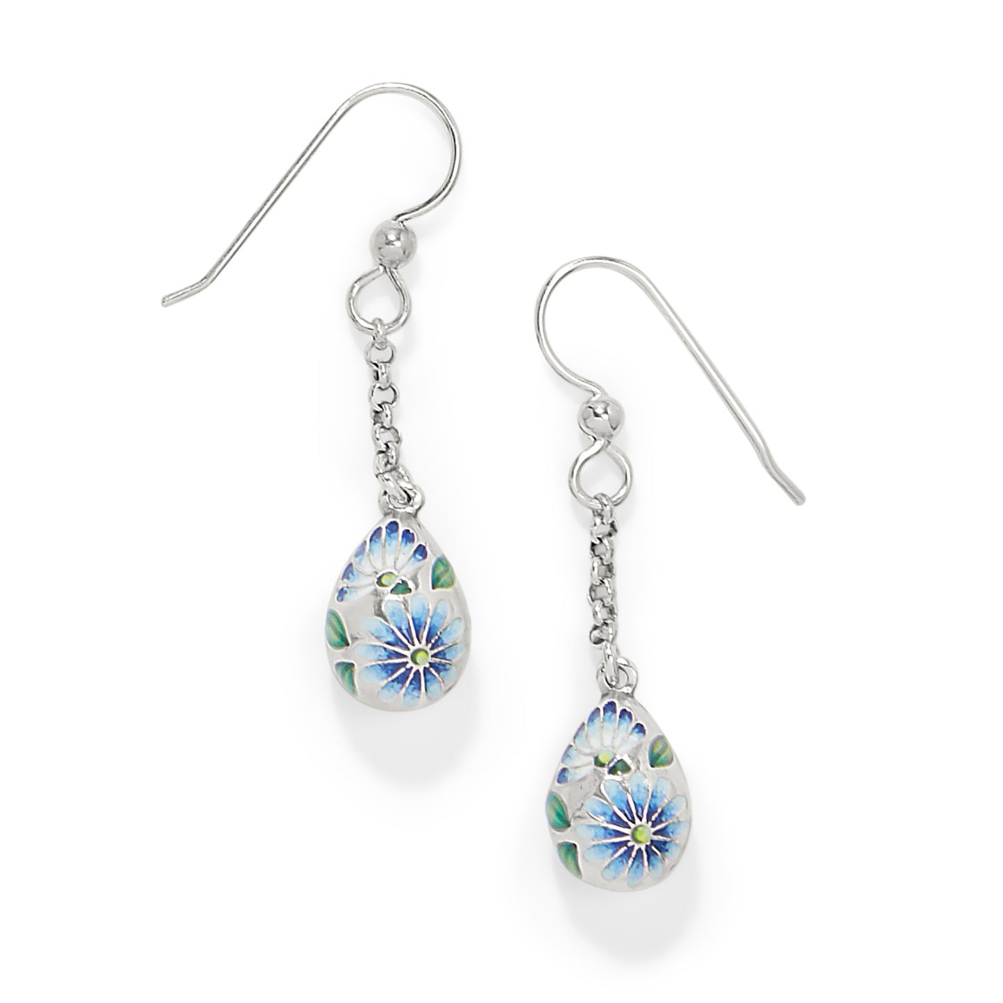 Sydney Daisy Drop French Wire Earrings