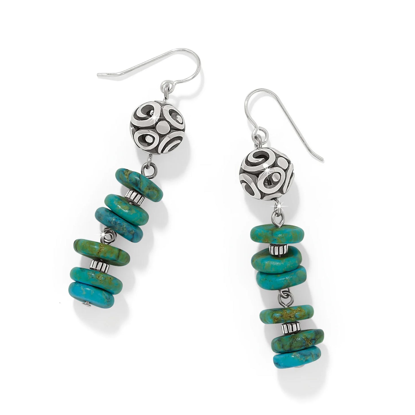 Contempo Sonora Verde Blue French Wire Earring