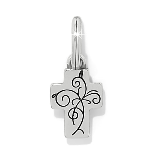 Crystal Cross Charm
