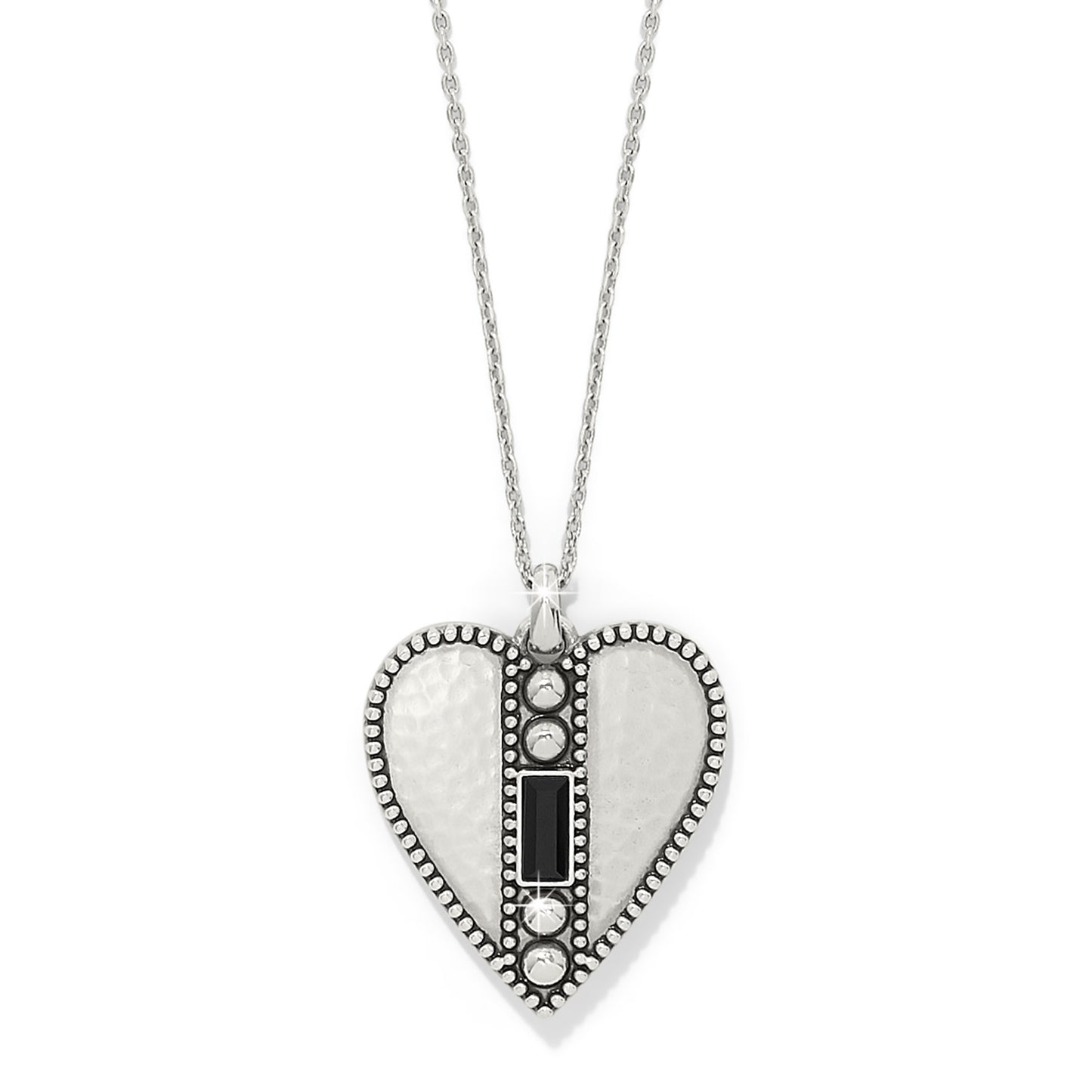 Pretty Tough Gem Heart Necklace