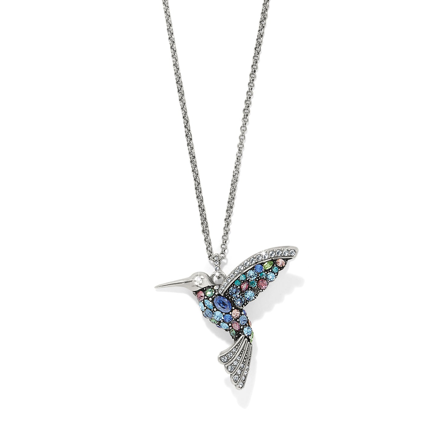 Trust Your Journey Hummingbird Necklace
