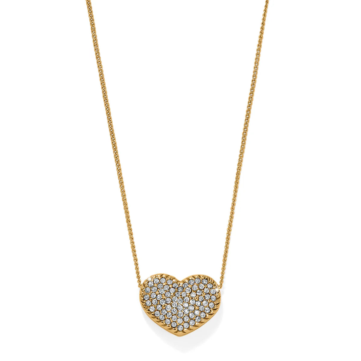 Illumina Celeste Heart Bold Gold Necklace