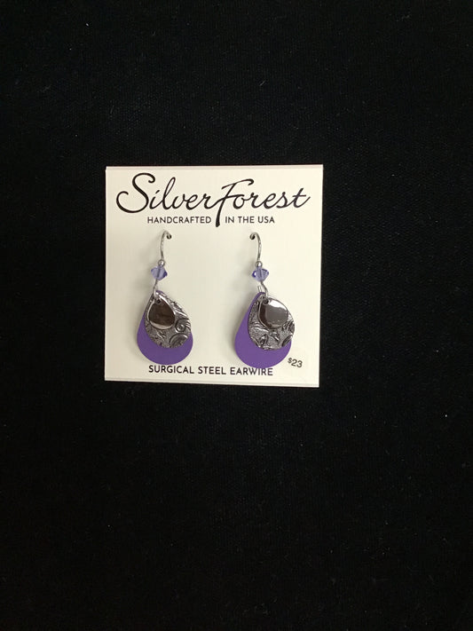 Silver Forest Earring
