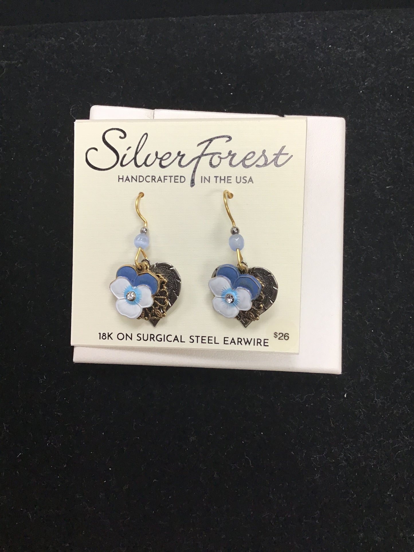 Silver Forest Earring
