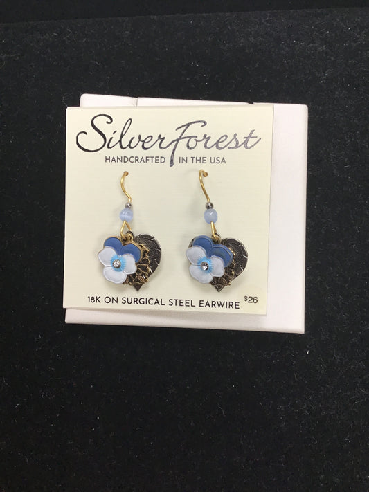 Silver Forest Earring