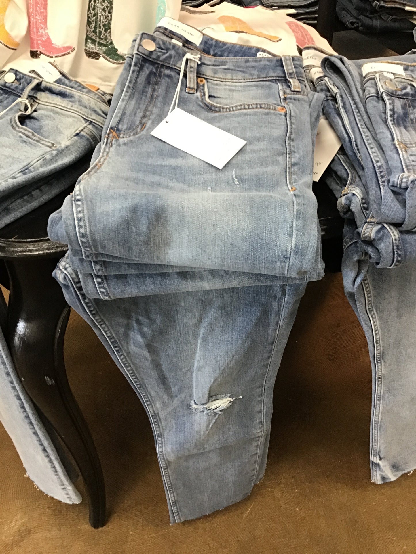 Dear John Distressed Blaire Straight Jean