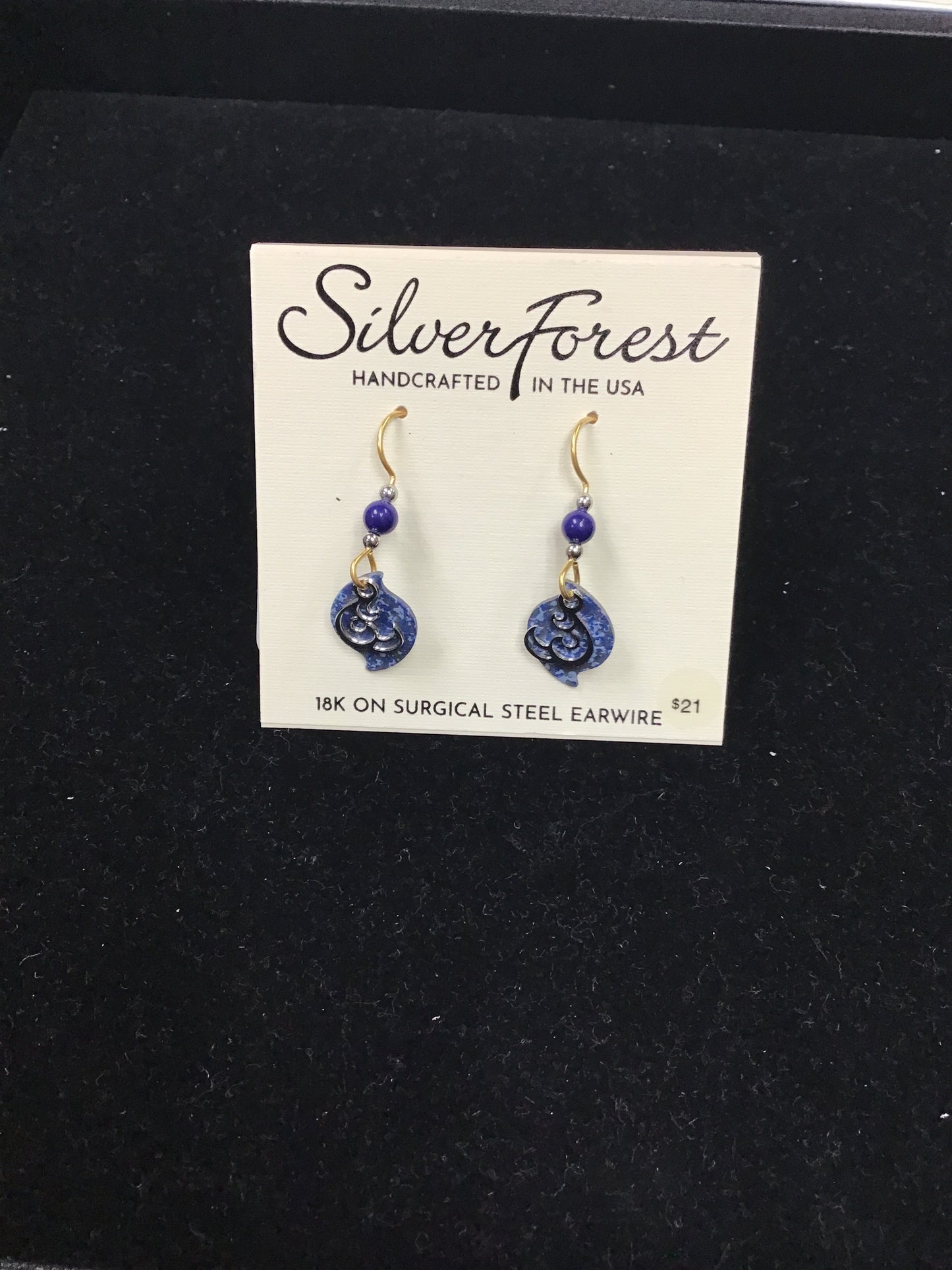 Silver Forest Earring