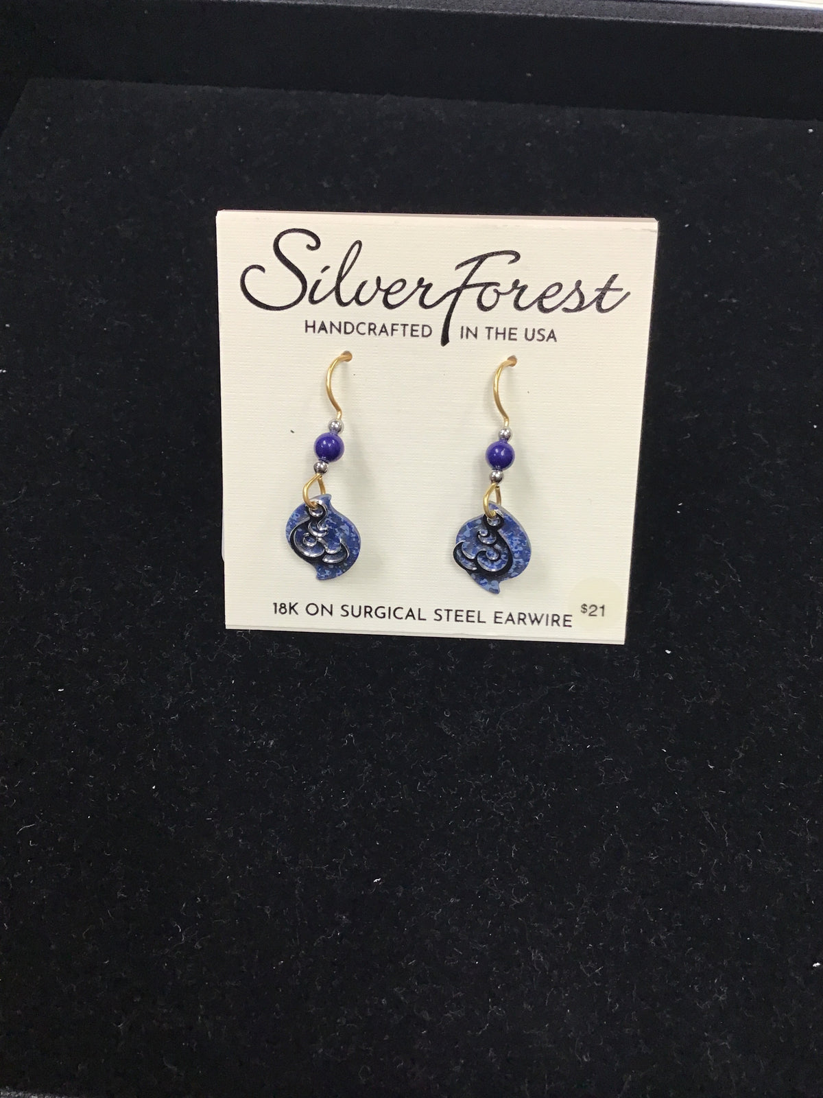 Silver Forest Earring